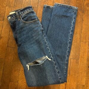 Abercrombie 90s Straight ultra high-rise Jean
